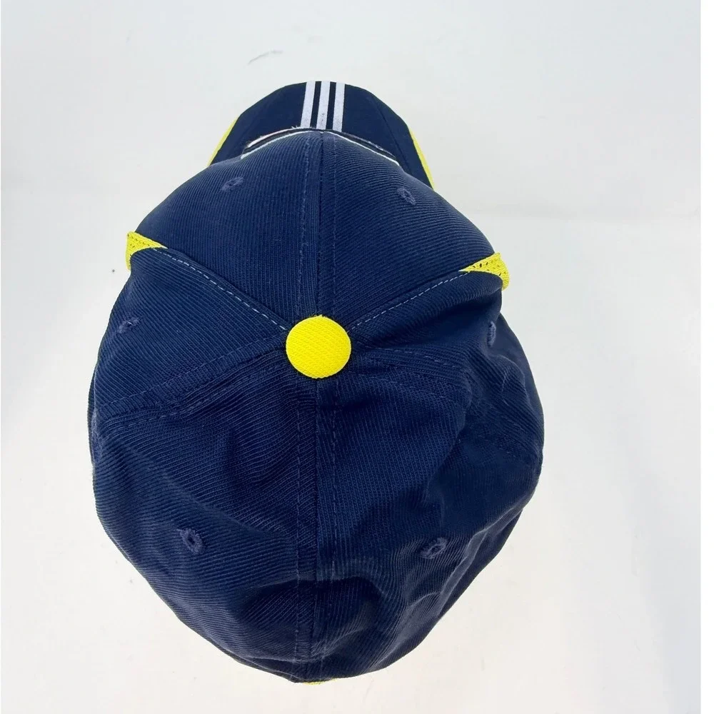 Adidas Michigan Wolverines Hat Navy Blue American Flag‎ M Logo Climalite L/XL